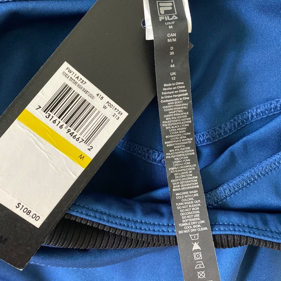 NWT FILA Forza Texture High Waist Leggings Sz M - Picture 8 of 8